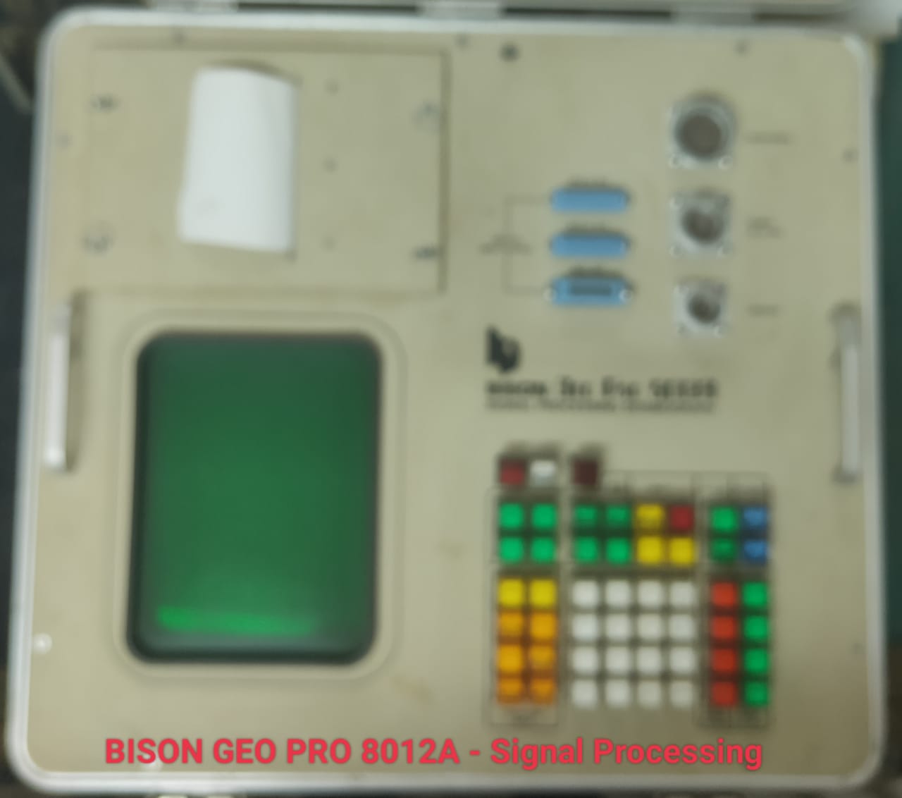 Bison Geopro8012A Signal Processing Seismograph
